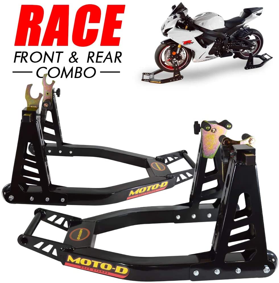 MOTO-D Race Front & Rear Motorcycle Stands: MOTO-D Racing