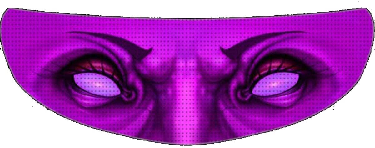 Skullskins Diva Motorcycle Helmet Shield Sticker