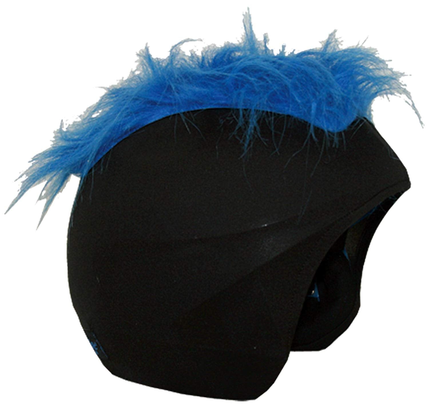 Coolcasc Furry Blue Helmet Cover