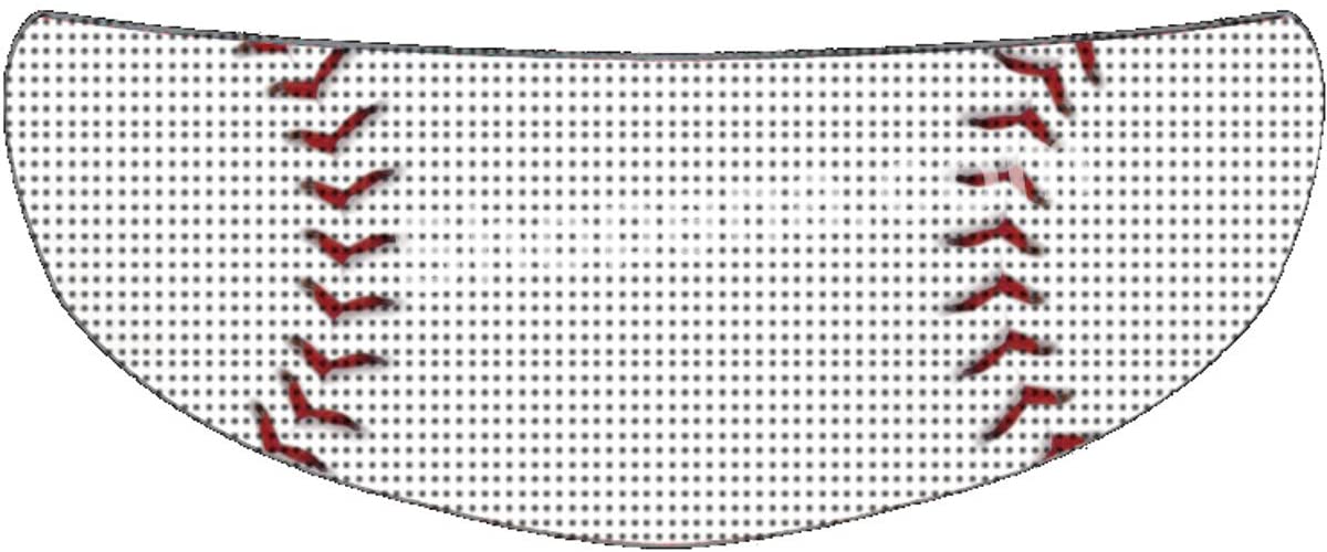 Skullskins Baseball Motorcycle Helmet Shield Sticker