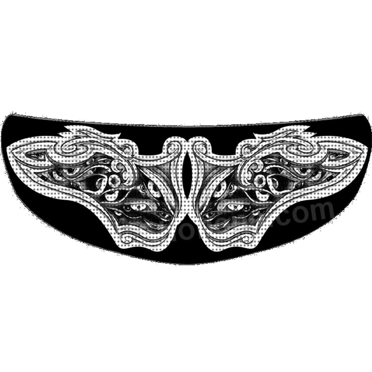 Skullskins All Eyes On Me Motorcycle Helmet Shield Sticker