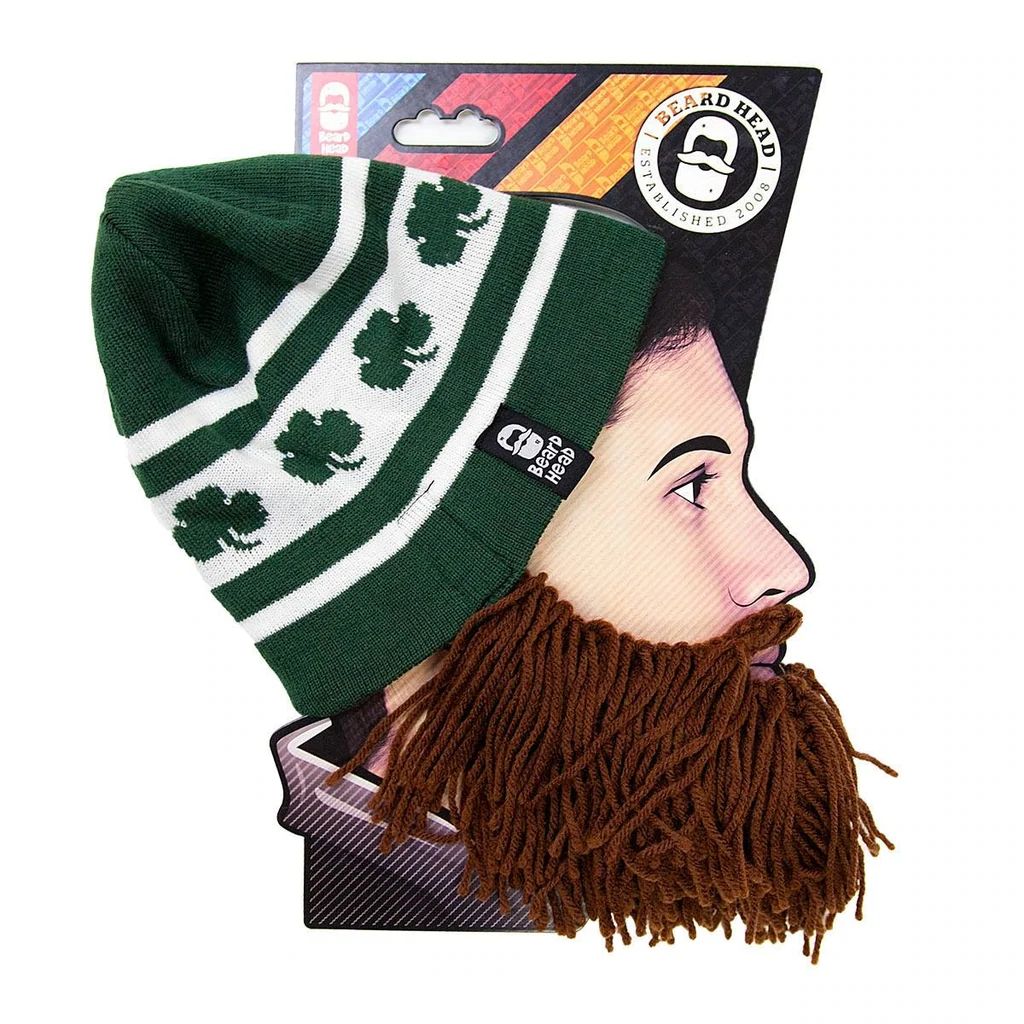 Beard Head Shamrock Bearded Face Mask & Hat (2 Colors)