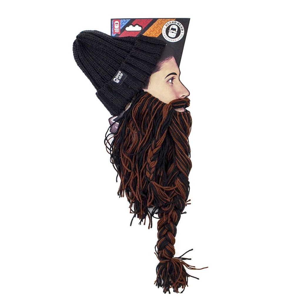 Beard Head Barbarian Roadie Bearded Face Mask & Hat (4 Colors)