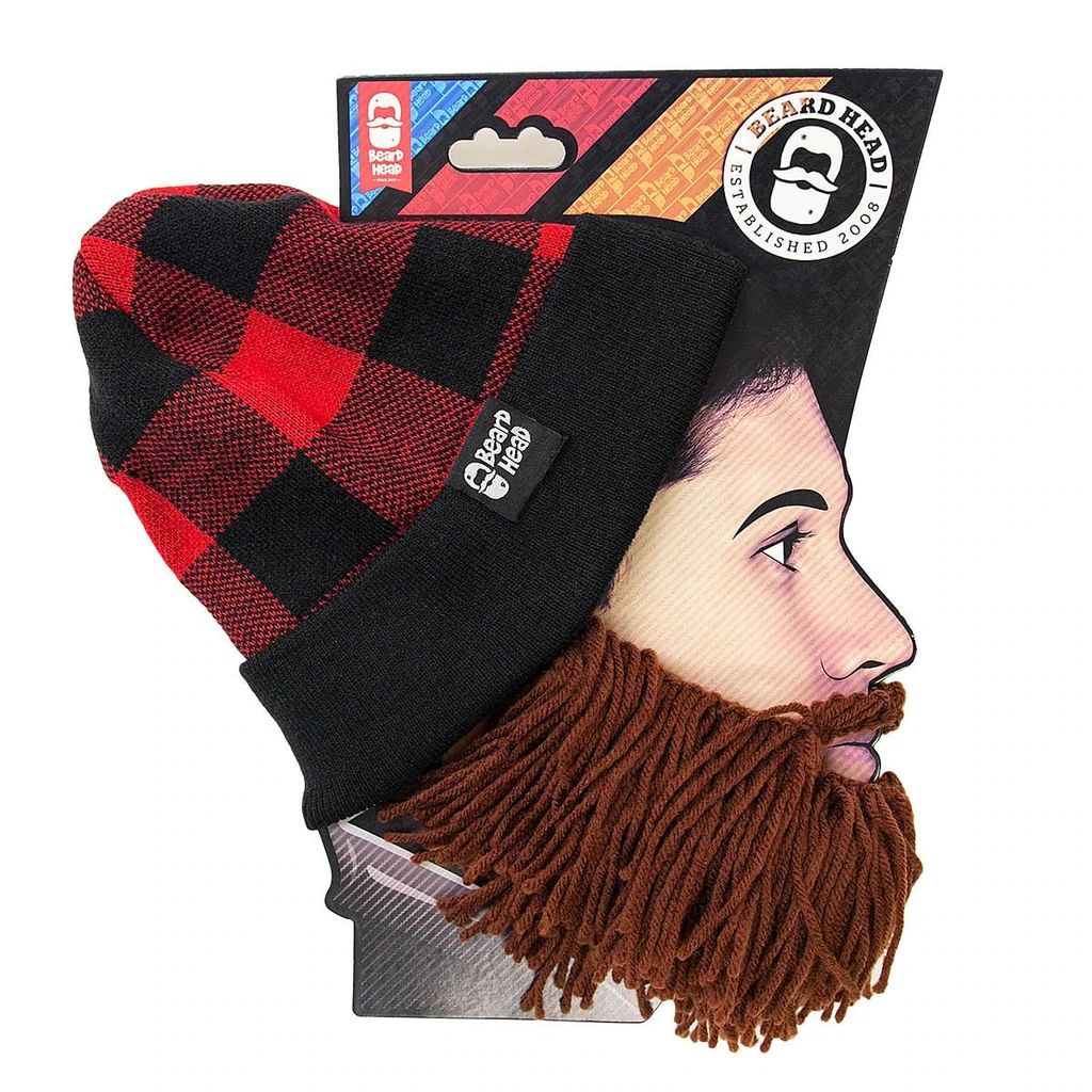 Beard Head Barbarian Lumberjack Bearded Face Mask & Hat (2 Colors)