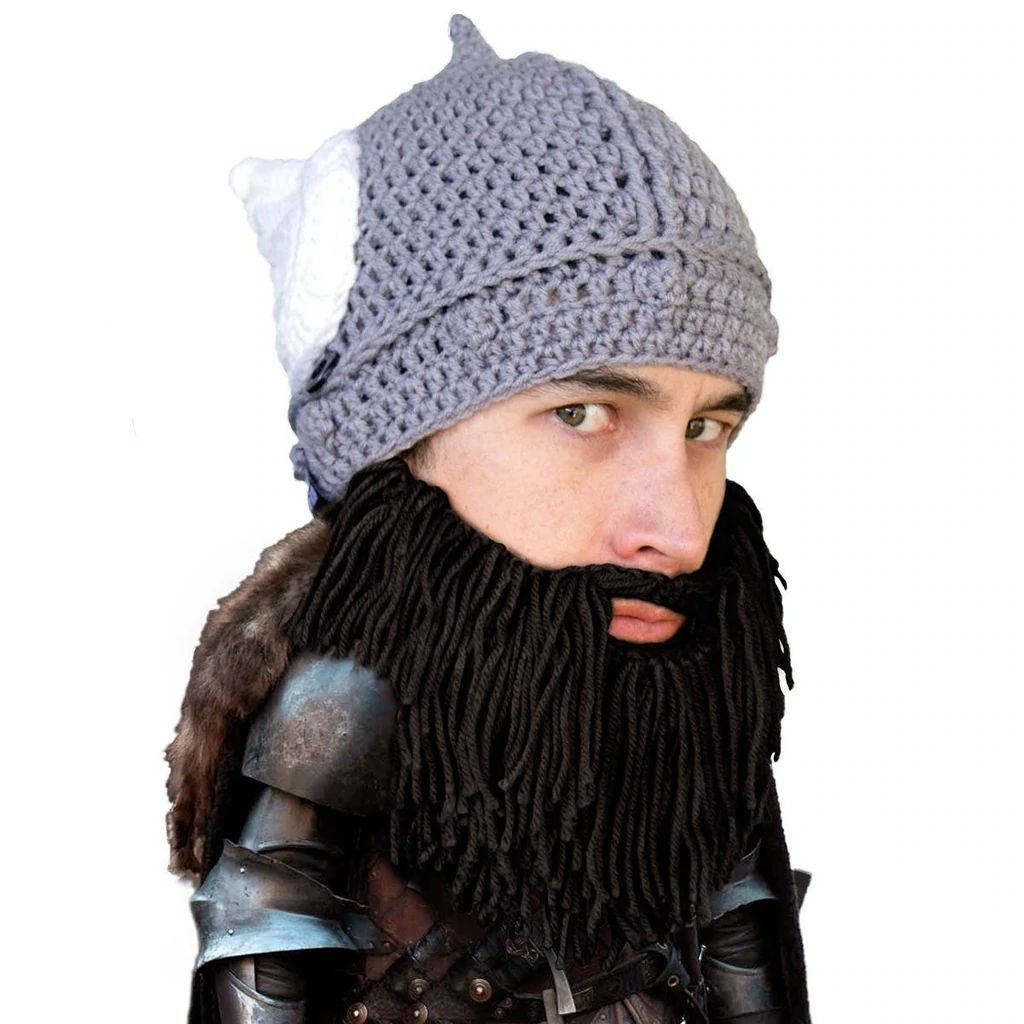 Beard Head Barbarian Thor Bearded Face Mask & Hat (2 Colors)