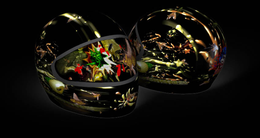 bug in motorcycle helmet Skullskins Black Bug Splat Full Face Motorcycle Helmet Cover