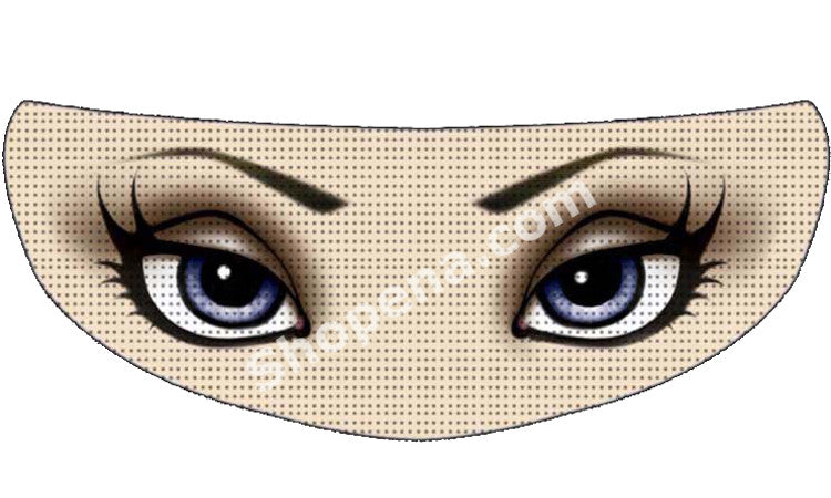 Skullskins Babydoll 1 Motorcycle Helmet Shield Sticker