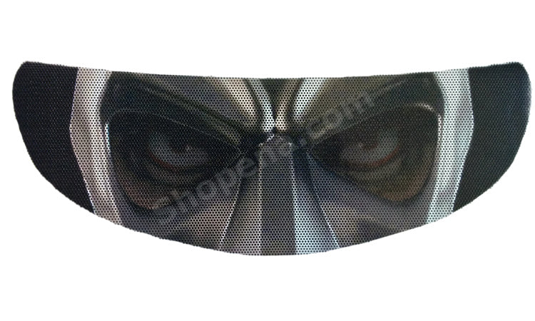 batman motorcycle helmets Skullskins Batman Mask Motorcycle Helmet Shield Sticker