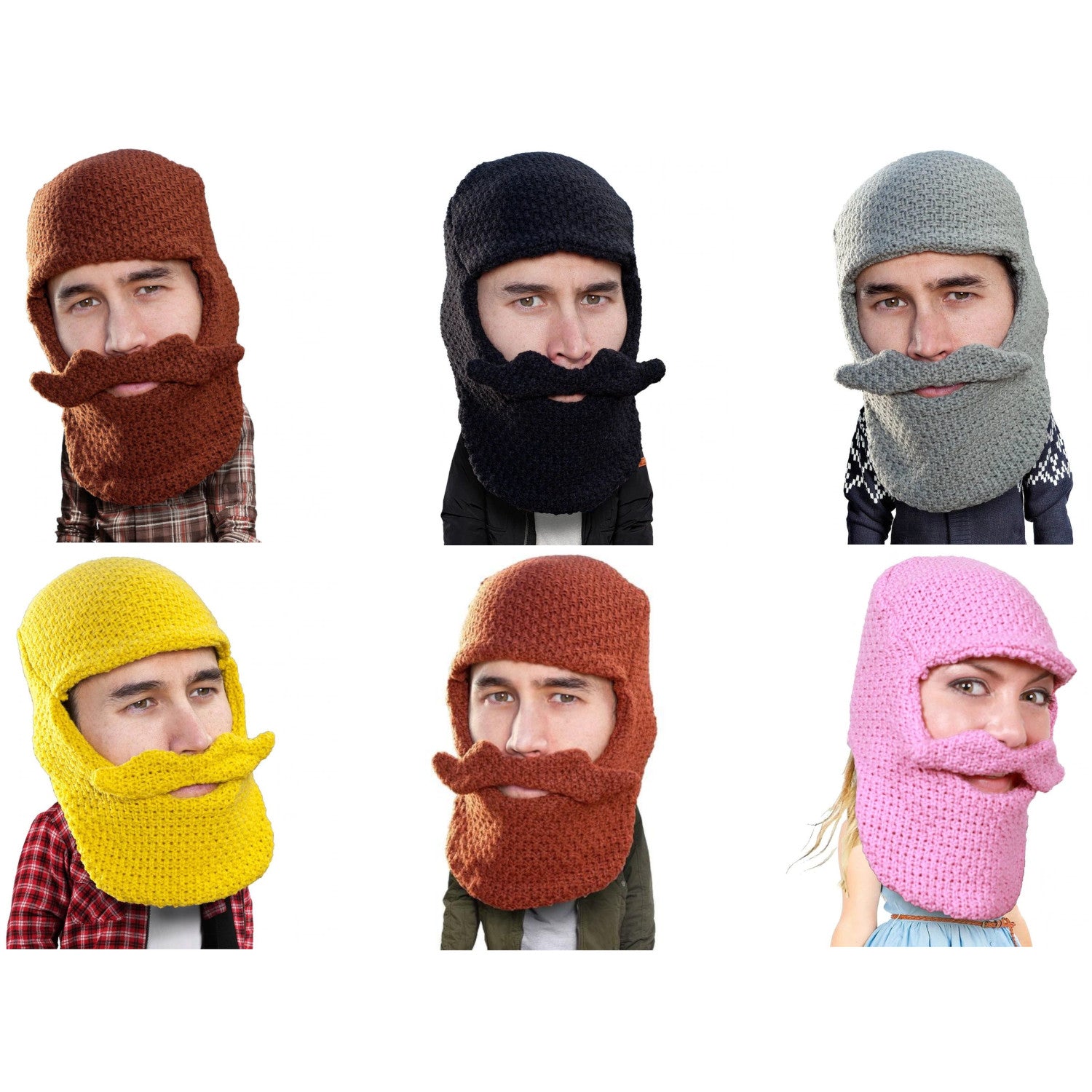 Beard Head Classic Bearded Face Mask & Hat (6 Colors)