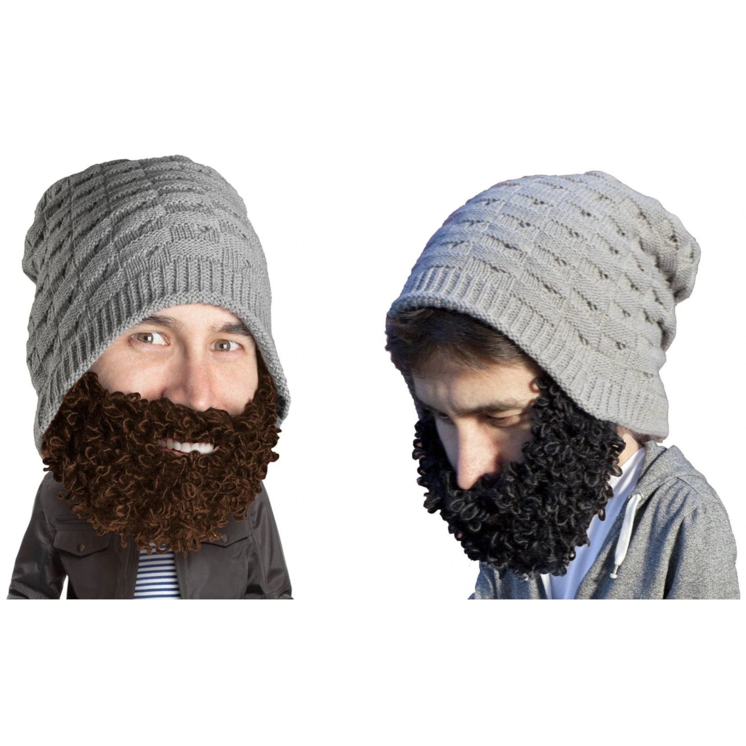 Beard Head Curly Beckett Bearded Face Mask & Hat (2 Colors)