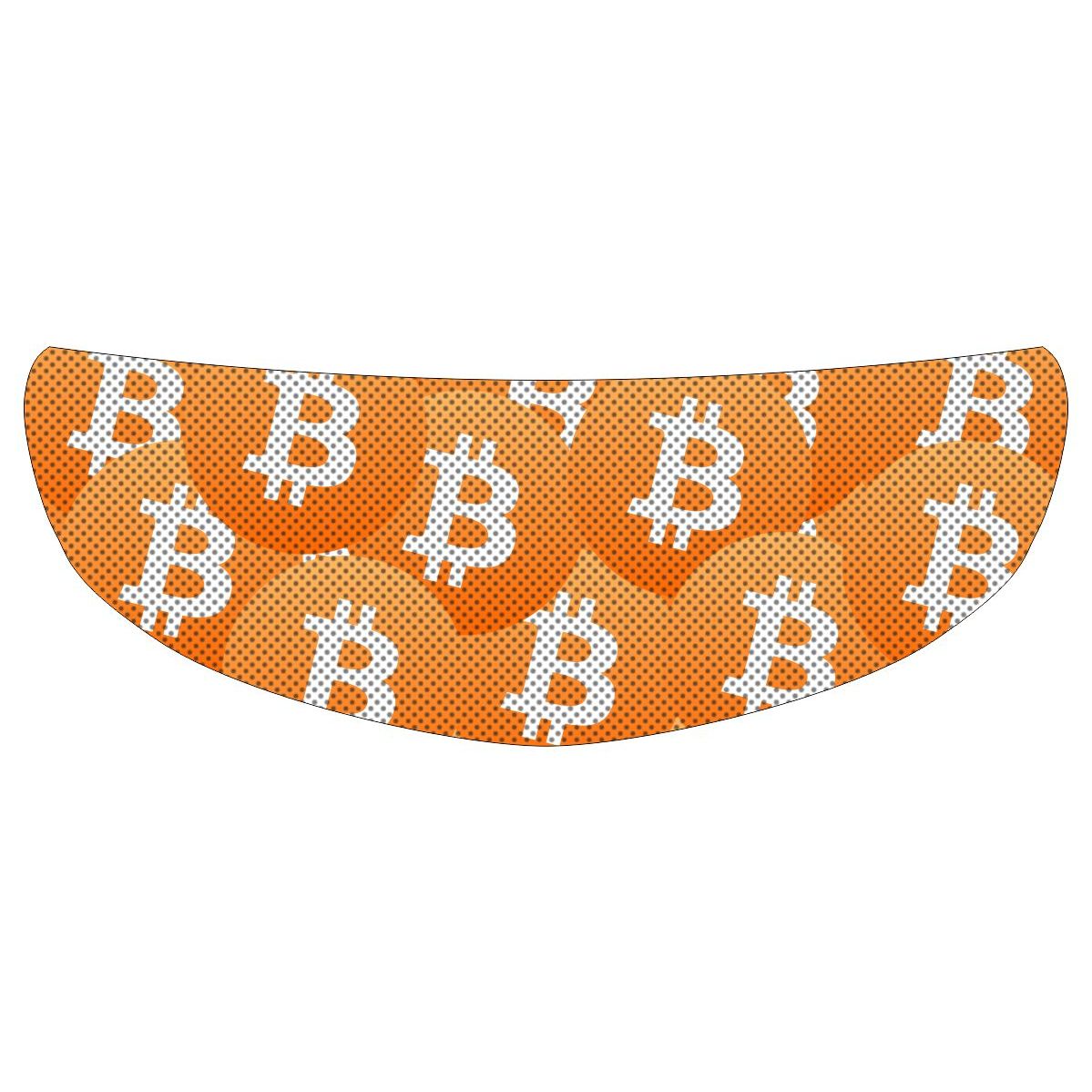 Bitcoin Motorcycle Helmet Shield Sticker