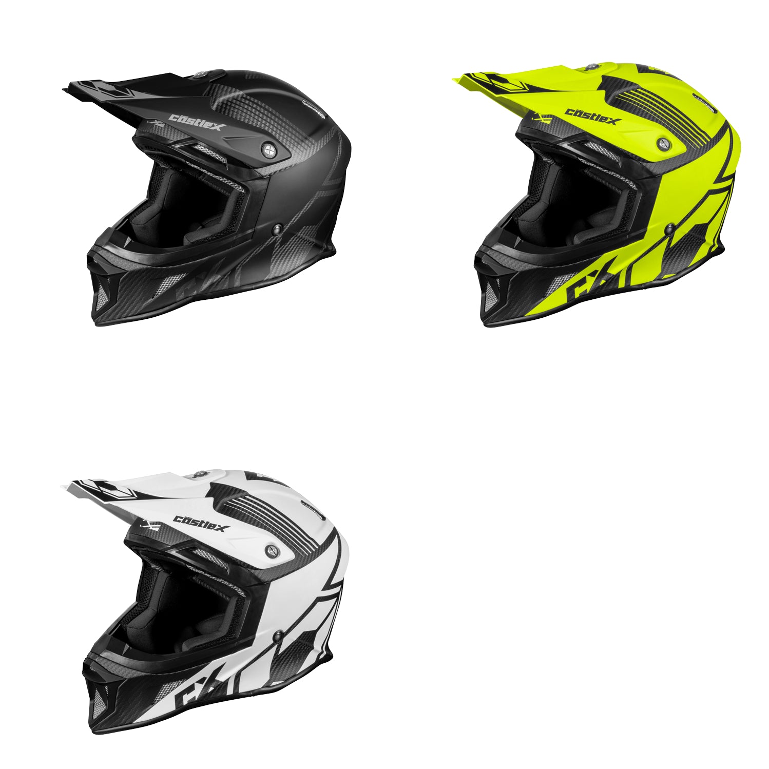 Castle-X Cx100 Warp Off Road Snowmobile helmet