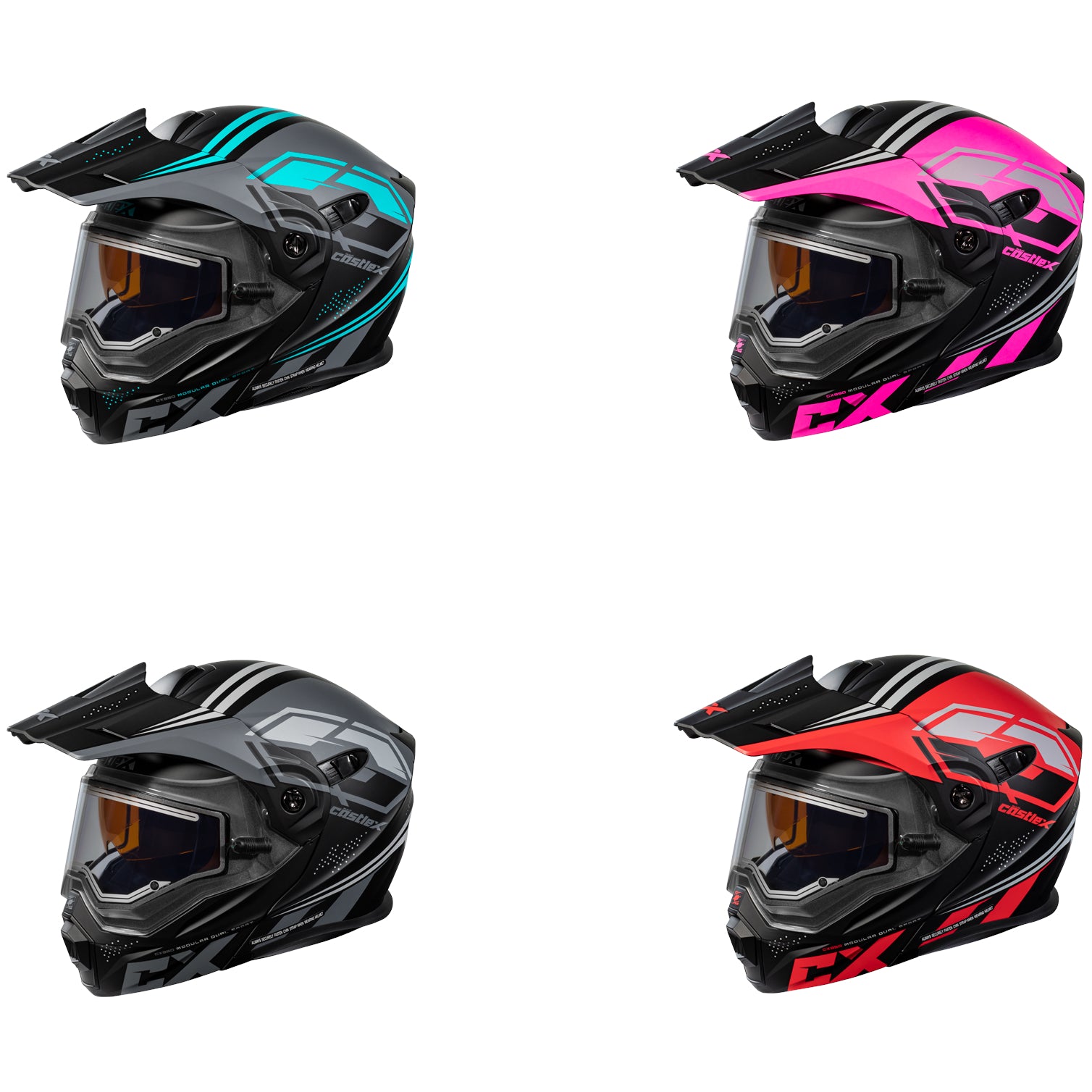 scorpion cx950 castle helmet Castle-X CX950 Siege Modular Electric Snowmobile Helmet