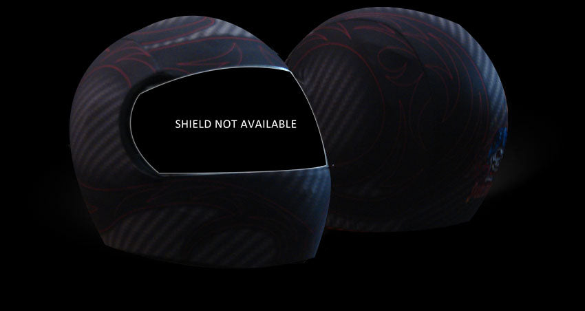 Skullskins Grey Carbon Full Face Motorcycle Helmet Cover