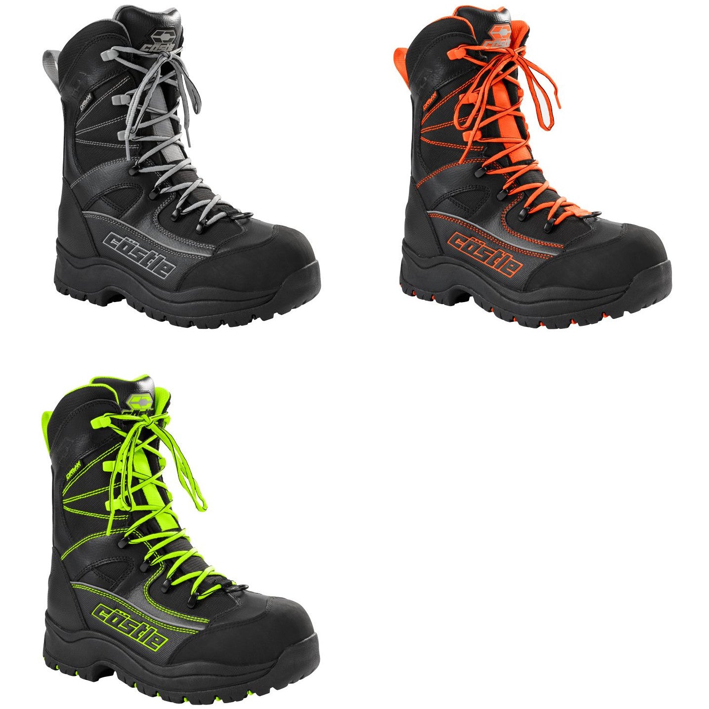 Castle X Force 2 Snowmobile Boots (sz 7 - 13) (3 Colors)