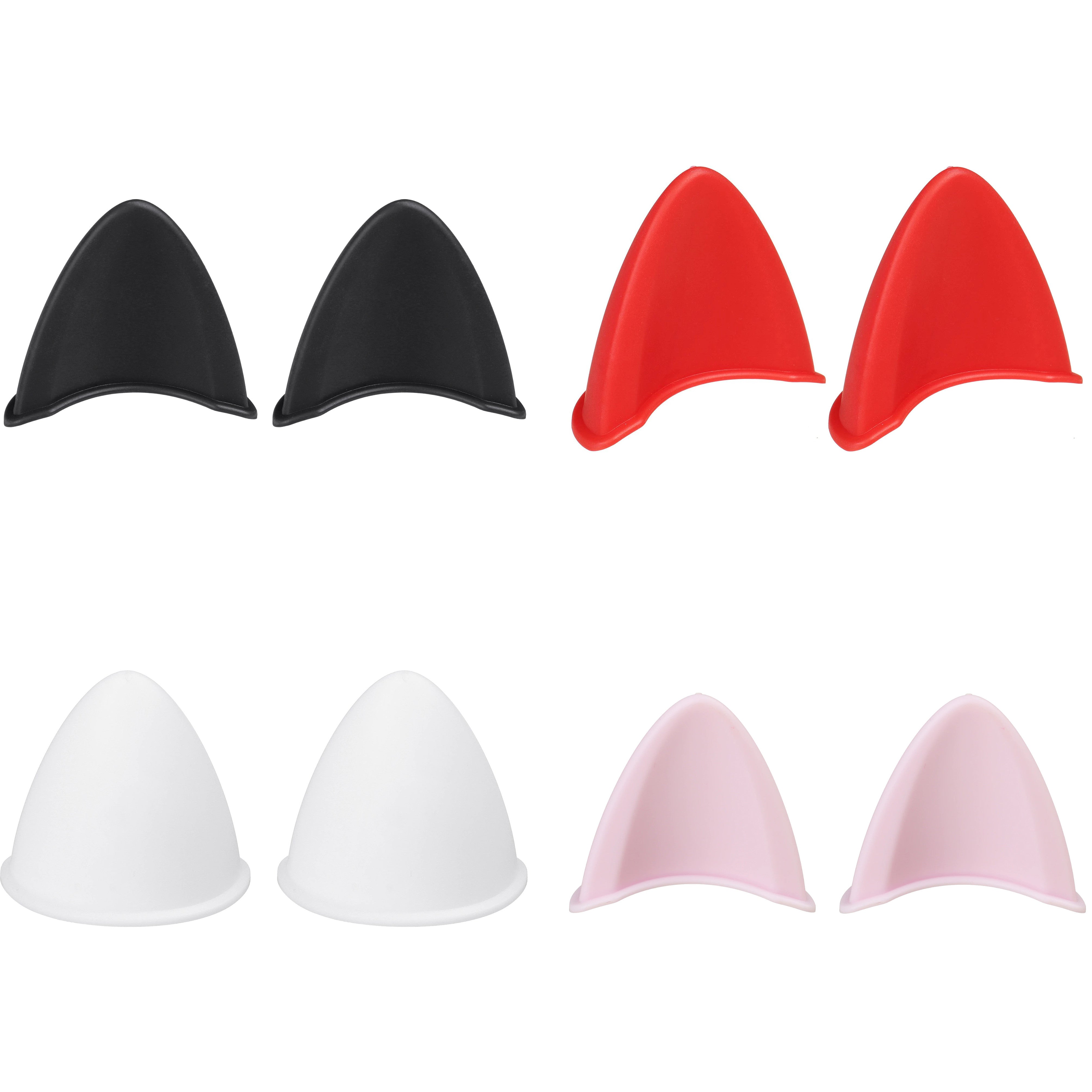 black motorcycle helmet with cat ears Stick On Motorcycle Helmet Cat Ears (1 Pair) (4 Colors)