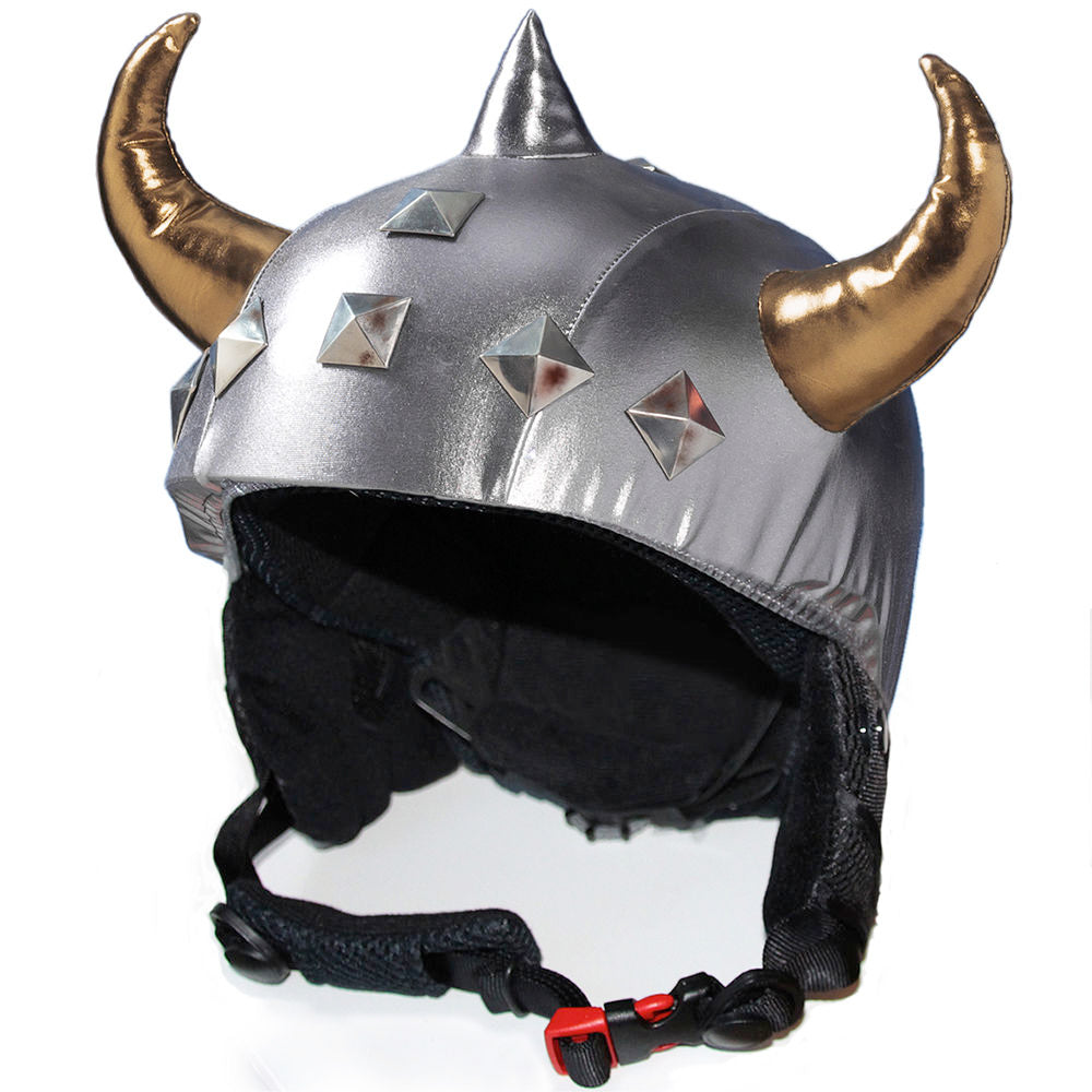 CrazeeHeads Viking Ski Helmet Cover with Rusty Spikes