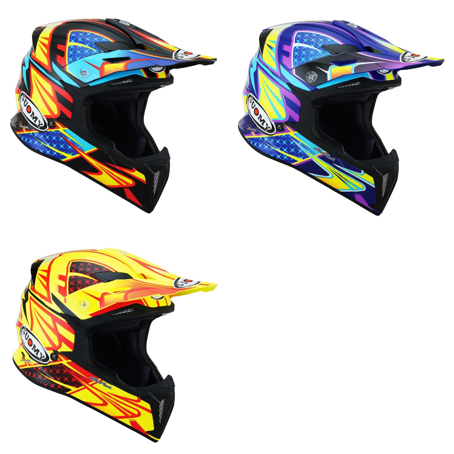 Suomy X-Wing Duel Off Road Motorcycle Helmet (XS - 2XL)