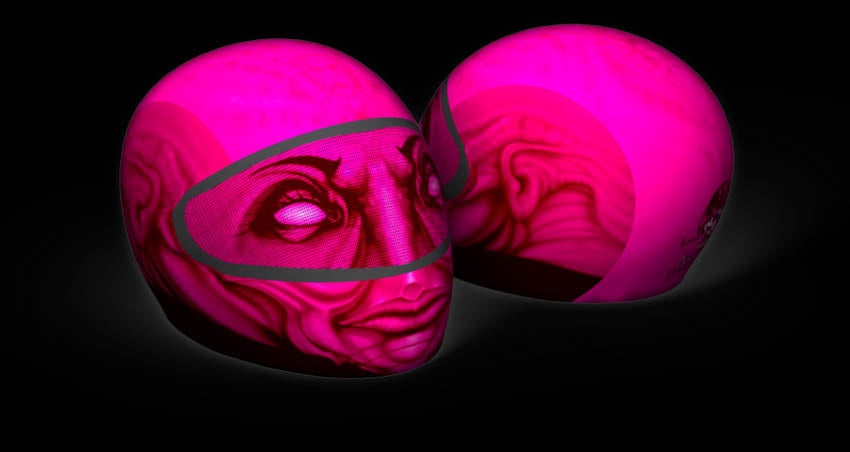 Skullskins Diva Full Face Motorcycle Helmet Cover
