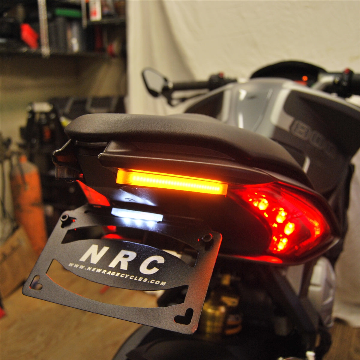 NRC 2015 - 2018 MV Agusta Dragster 800 RR LED Turn Signal Lights & Fender Eliminator (2 Options)