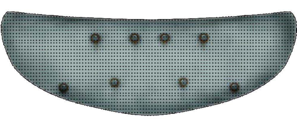 Skullskins Driven Motorcycle Helmet Shield Sticker