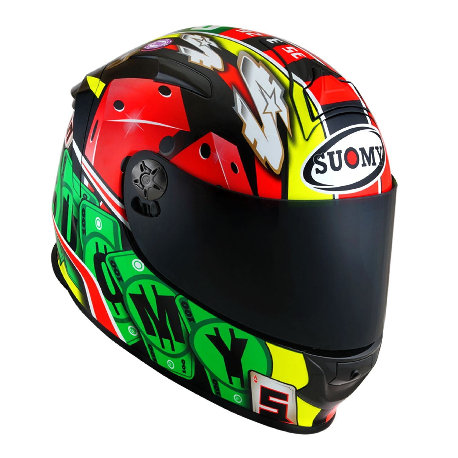 Suomy SR-Sport Vegaz Full Face Motorcycle Helmet (XS - 2XL)