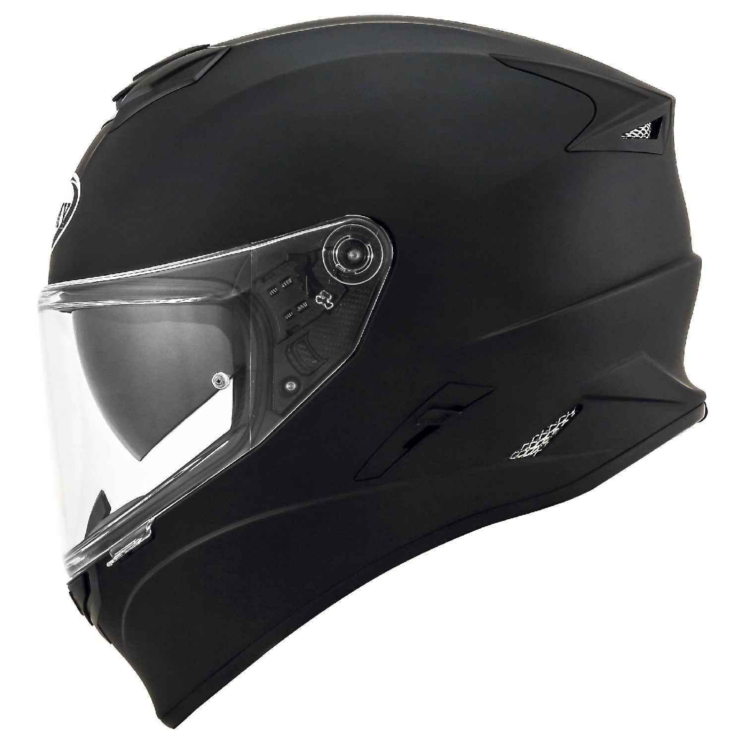 Suomy Stellar Plain Matte Black Full Face Motorcycle Helmet (XS - 2XL)