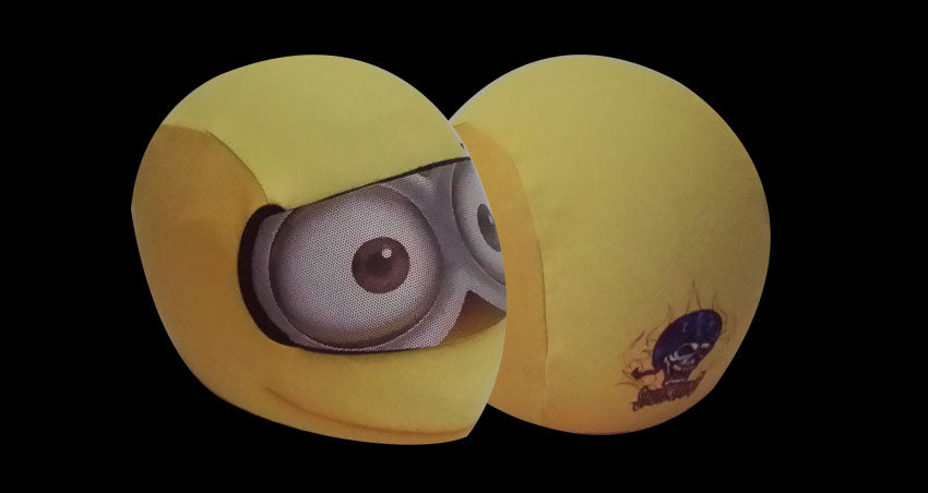 Skullskins Dave Minion Full Face Motorcycle Helmet Cover