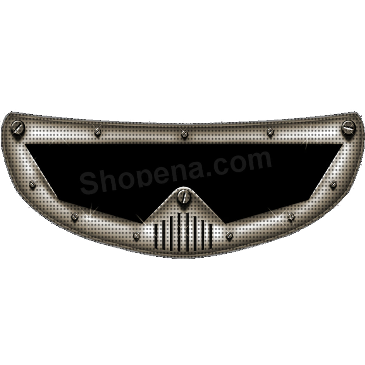 Skullskins Hard Head DR. Doom Motorcycle Helmet Shield Sticker