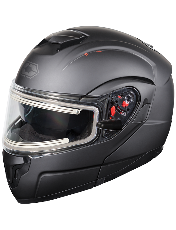 Castle-X CS Atom SV Modular Electric Snowmobile helmet