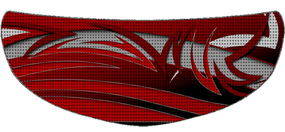 Skullskins Fast Lane Motorcycle Helmet Shield Sticker