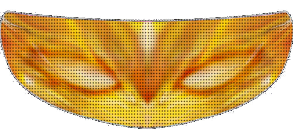 Skullskins Flamehead Eyes Motorcycle Helmet Shield Sticker