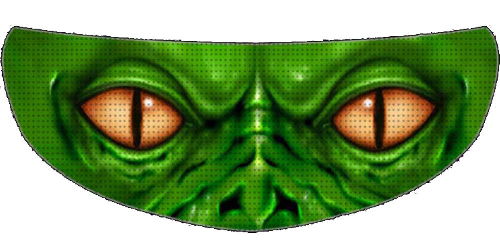 Skullskins Frog Eyes Motorcycle Helmet Shield Sticker