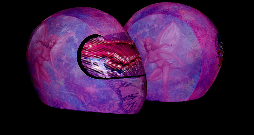 fairy motorcycle helmet Skullskins Fairy Full Face Motorcycle Helmet Cover