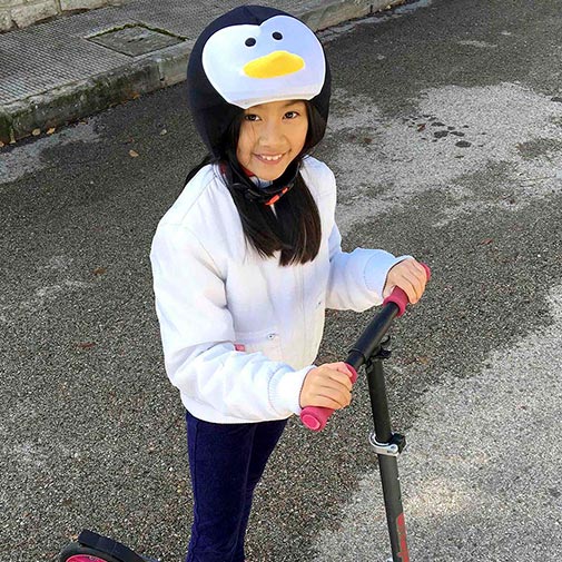 Coolcasc Penguin Helmet Cover