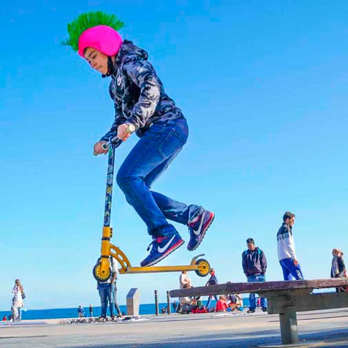 Coolcasc Pink Punk Helmet Cover