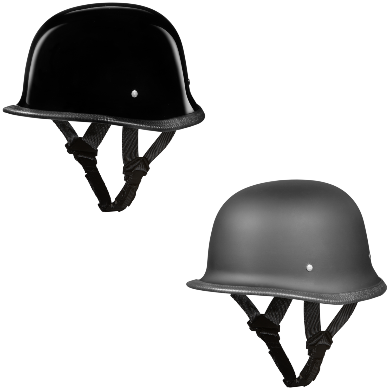 D.O.T. German Helmet- Dull Black D.O.T. German Helmet- Dull Black