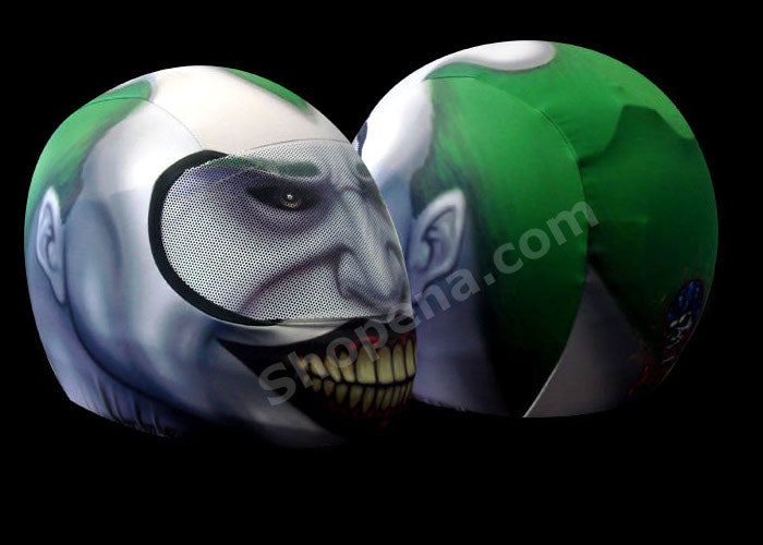 custom joker motorcycle helmet Skullskins Joker Full Face Motorcycle Helmet Cover