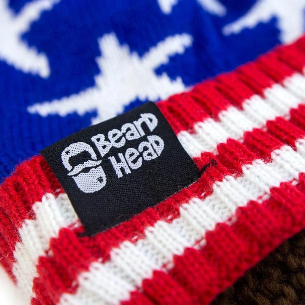 Beard Head Kid Patriot Bearded Face Mask & Hat (2 Colors)