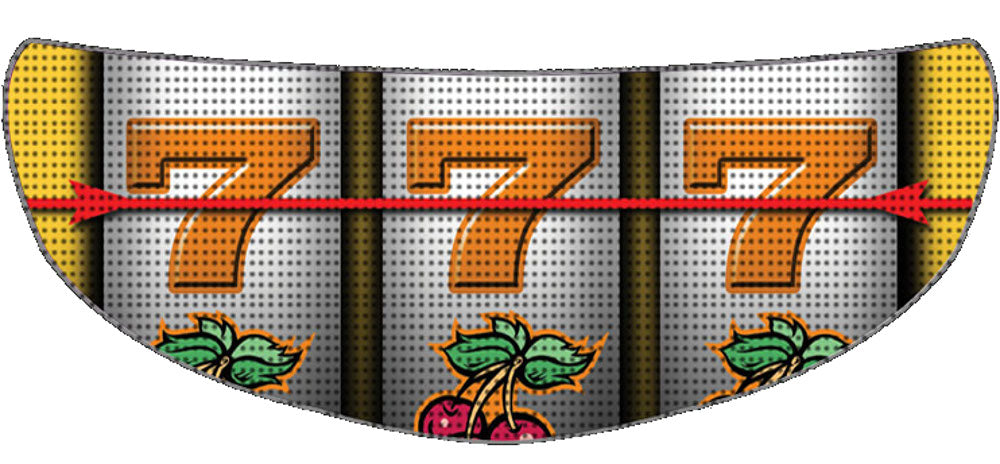 Skullskins Life's A Gamble Motorcycle Helmet Shield Sticker