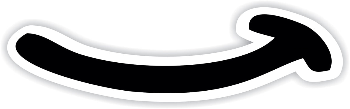 Smile Motorcycle Helmet Mouth Decal