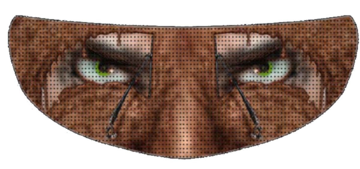 Skullskins Mud Man Motorcycle Helmet Shield Sticker