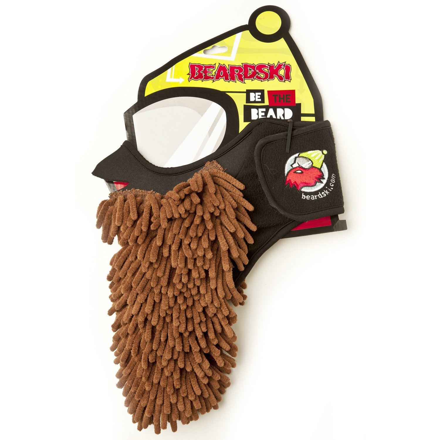 Beardski Mocha Rasta Brown Bearded Ski Mask