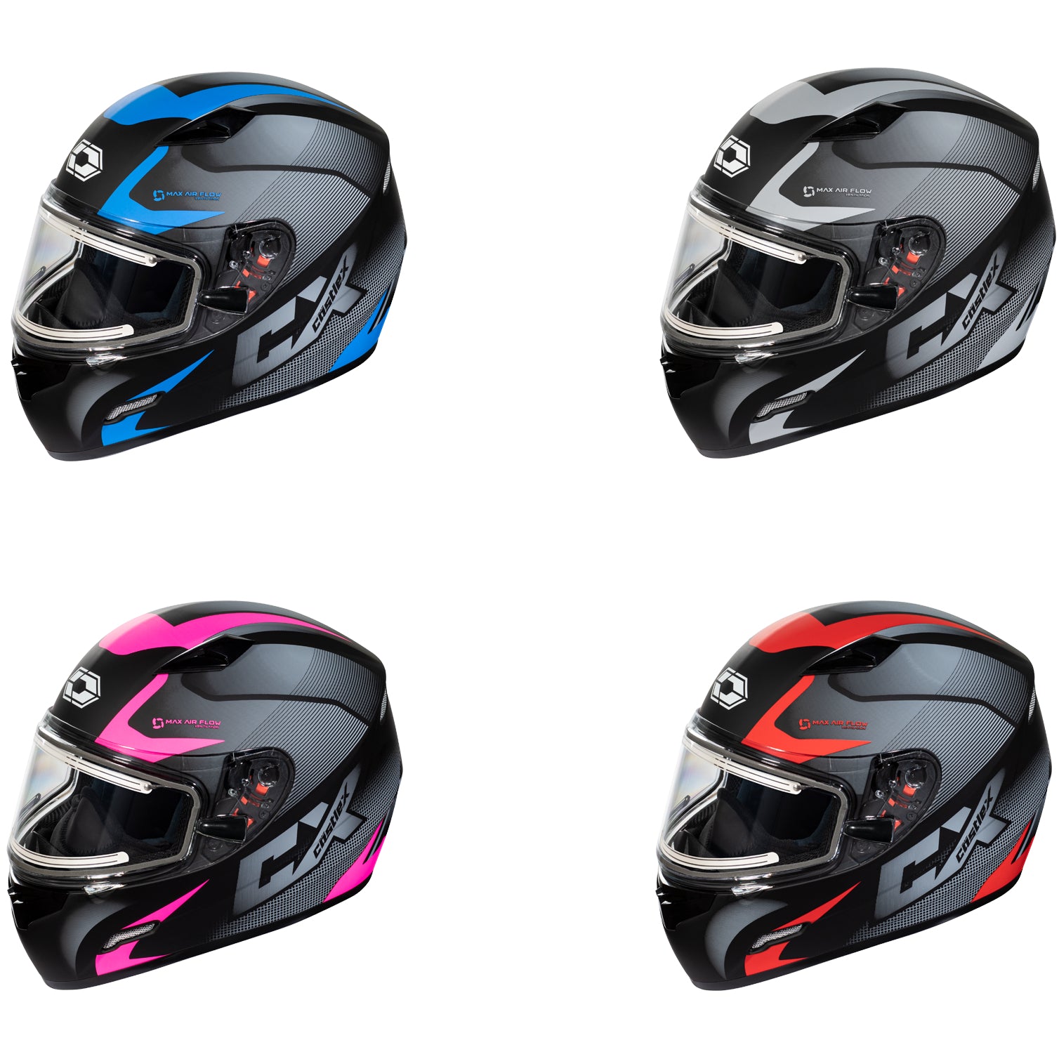 Castle-X Mugello Squad Full Face Electric Snowmobile helmet