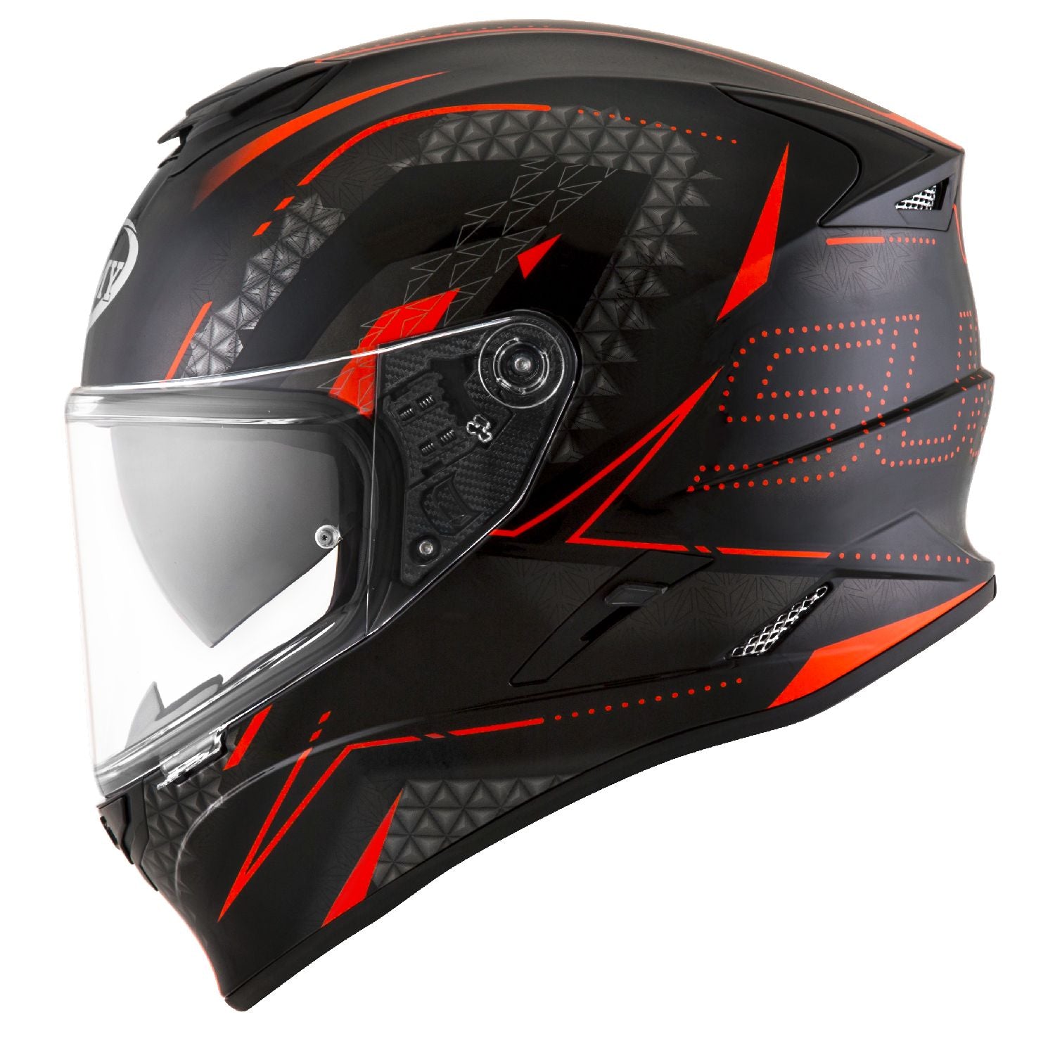 Suomy Stellar Shade Black Red Full Face Motorcycle Helmet (XS - 2XL)