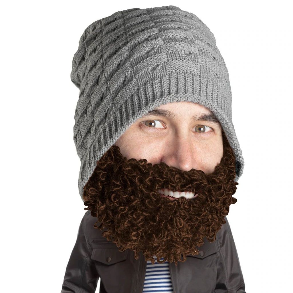 Beard Head Curly Beckett Bearded Face Mask & Hat (2 Colors)