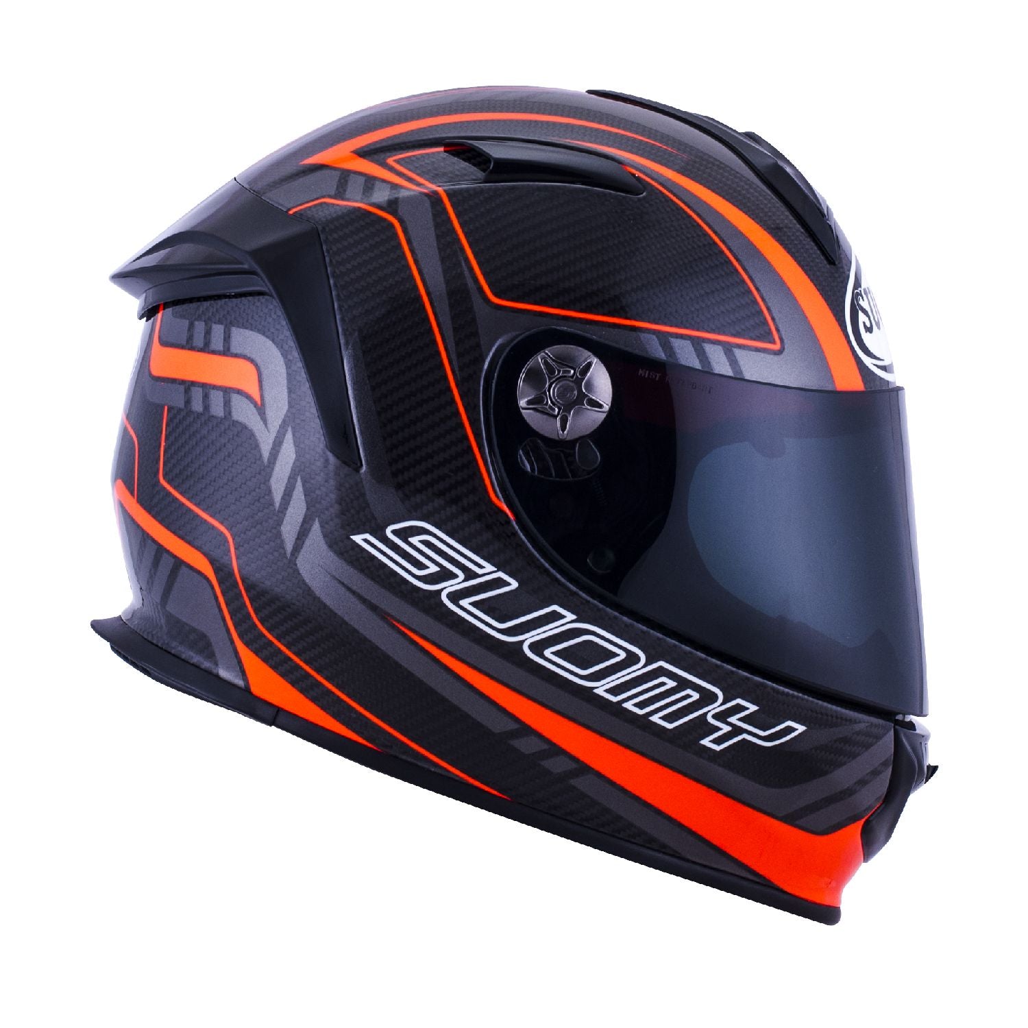 Suomy SR-Sport Carbon Red Full Face Motorcycle Helmet (XS - 2XL)