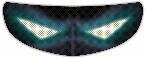 Batman Motorcycle Helmet Visor Sticker