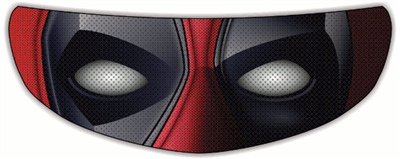 Deadpool Motorcycle Helmet Shield Sticker