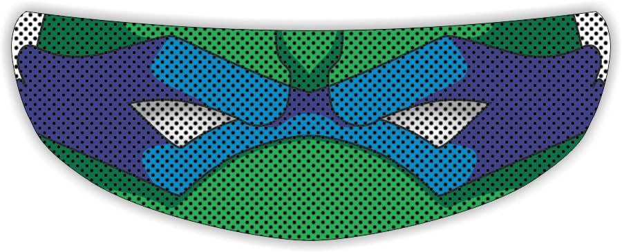 TMNT Leo Motorcycle Helmet Visor Sticker